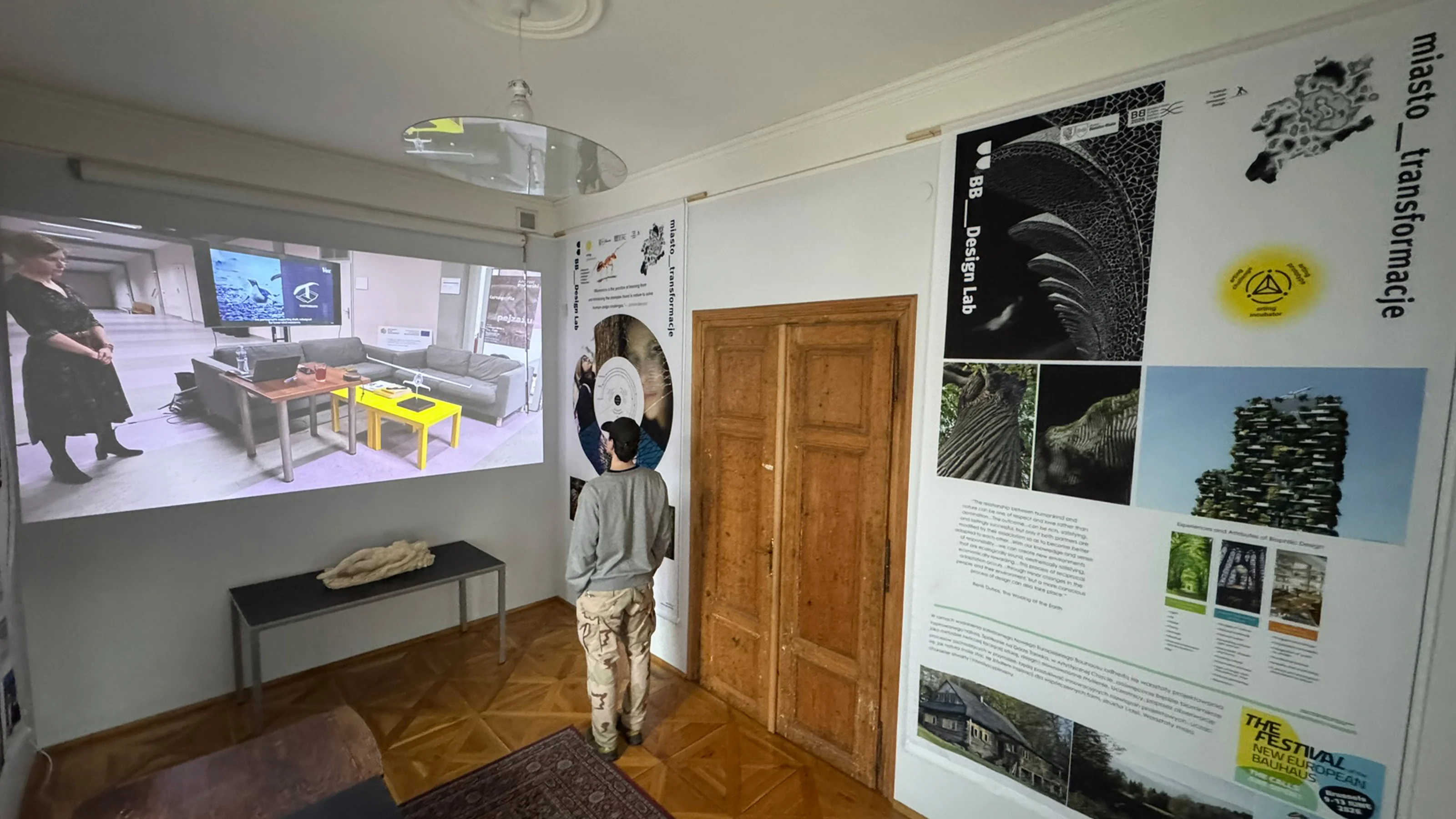 Wystawa „miasto transformacje”  UBB / Design Bank FLID